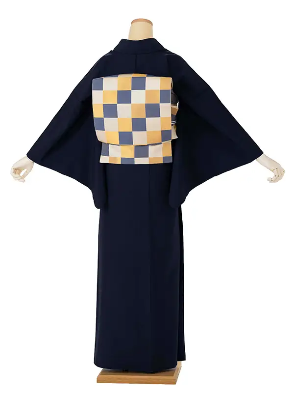 【ｺｰﾃﾞ】色無地レンタル ADD0319 濃紺