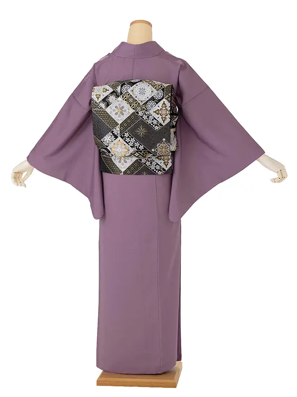 【ｺｰﾃﾞ】色無地レンタル ADD0325  HANAE MORI 紅藤