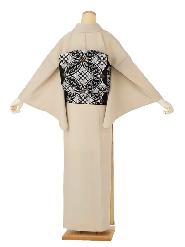 【ｺｰﾃﾞ】色無地レンタル ADD0327 ベージュ