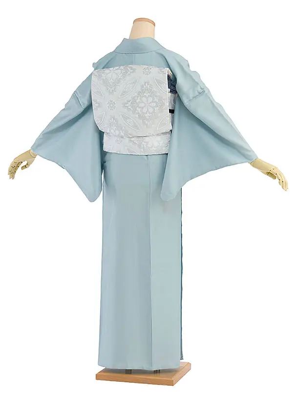 【ｺｰﾃﾞ】夏用 単衣 色無地レンタル　DD0330　薄水色
