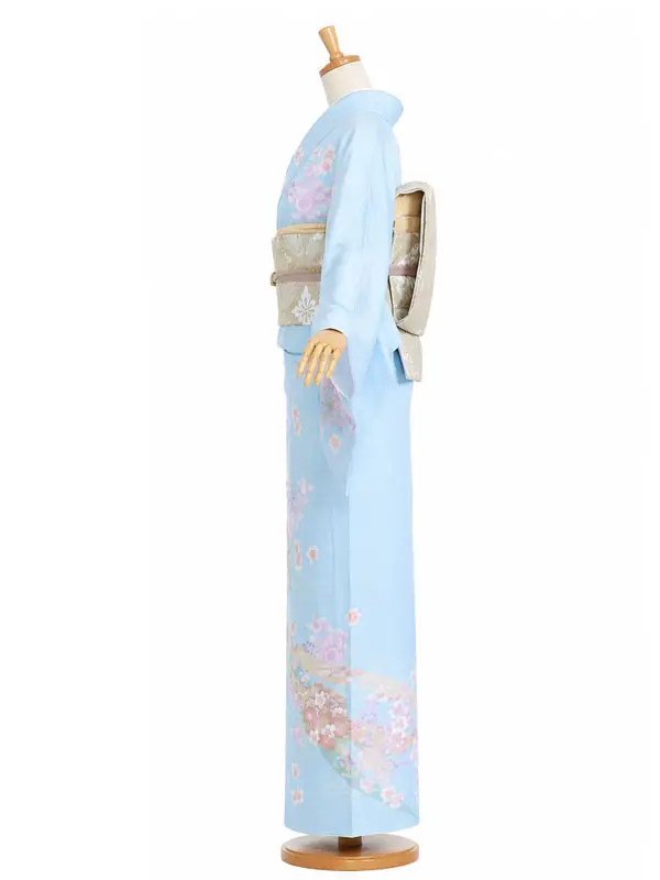 レンタル 訪問着 水色 No343