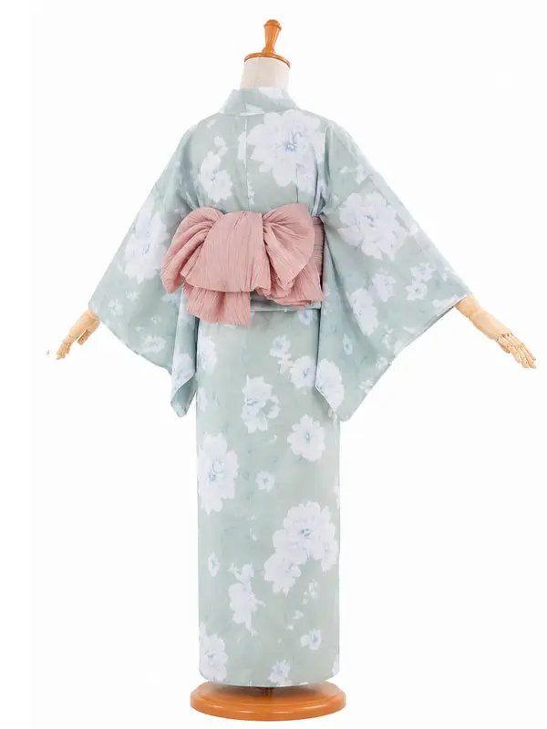 レンタル 浴衣 フルセット 女性 レディース ミント No32