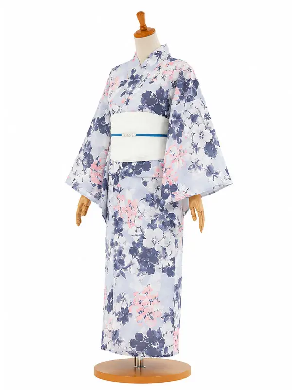 二部式 浴衣 レンタル 綿 着物レンタル 貸衣装  No.151