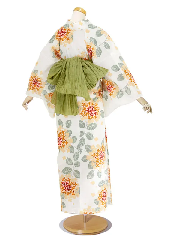 二部式 浴衣 レンタル 綿 着物レンタル 貸衣装  No.191
