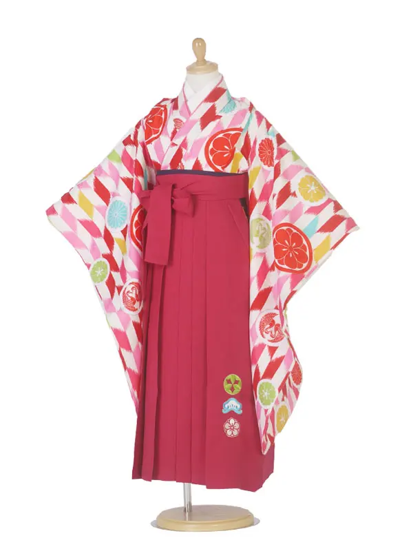 レンタル 小町kids 卒園用着物と袴 No.1