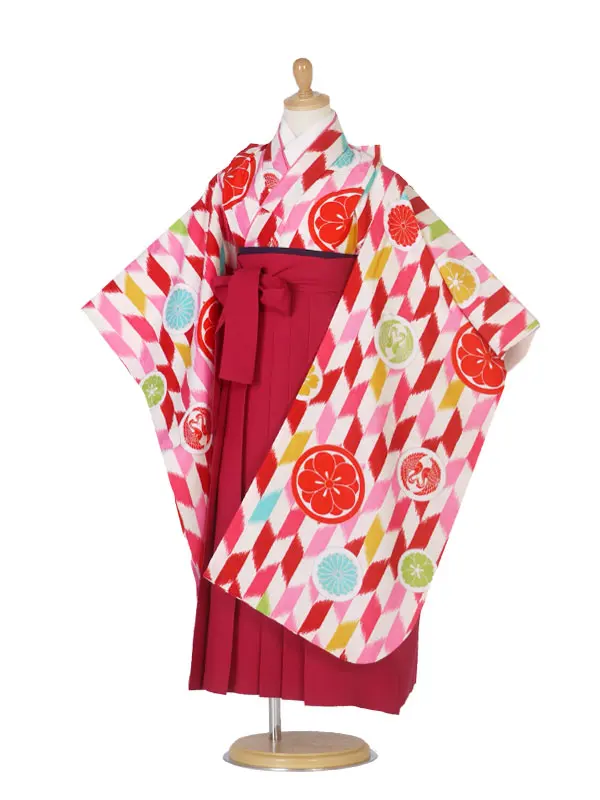 レンタル 小町kids 卒園用着物と袴 No.1