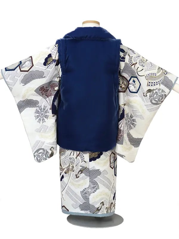 七五三（3歳男被布）華徒然/ベロア/AO1452