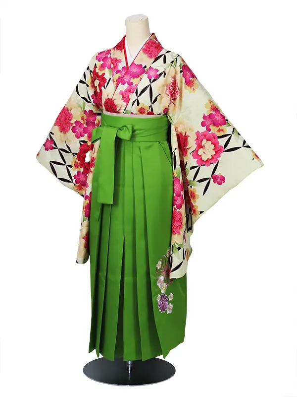 小学生袴（女の子）/花柄/AR0020