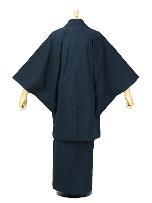 【正絹】紬 羽織着物/アンサンブル/ Sサイズ/CY0048