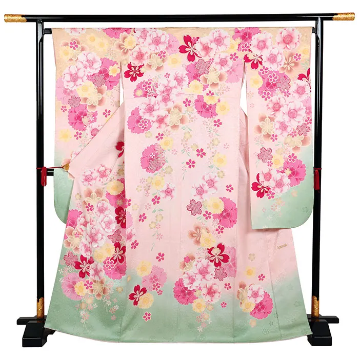 振袖 kansai ピンク系 桜尽くし 0893