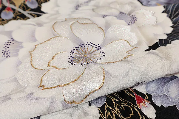 振袖 ”Luxjewel” 白系 枝垂桜 0942