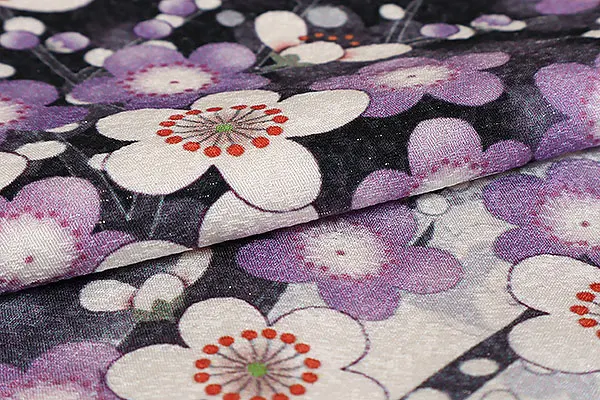 振袖 黒系 桜尽くし 0972