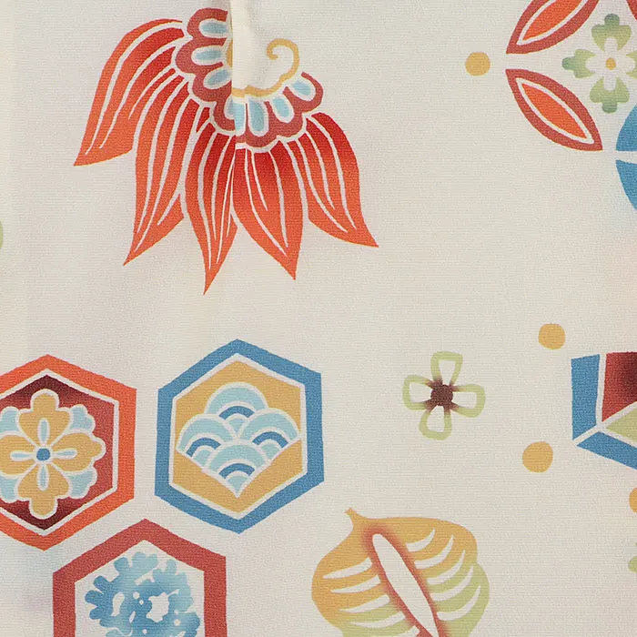 かんたん七五三レンタル・5才男児袴  ベージュ 宝尽くし 茶系袴 0112