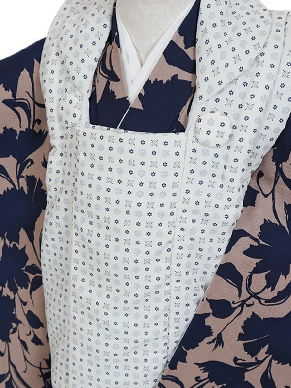 七五三レンタル・3才男児被布  ベージュ×クリーム・洋花 3143