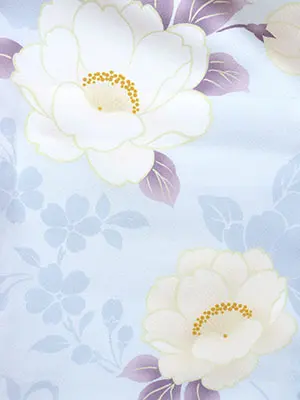 七五三・3才女児被布 ピンク系×水色系 芍薬 3160