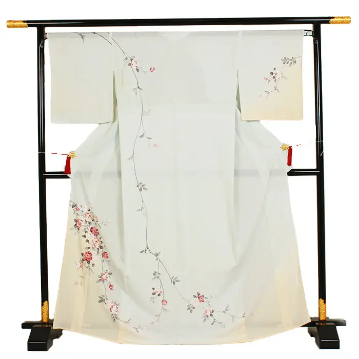 夏物 訪問着 絽 水色系 036