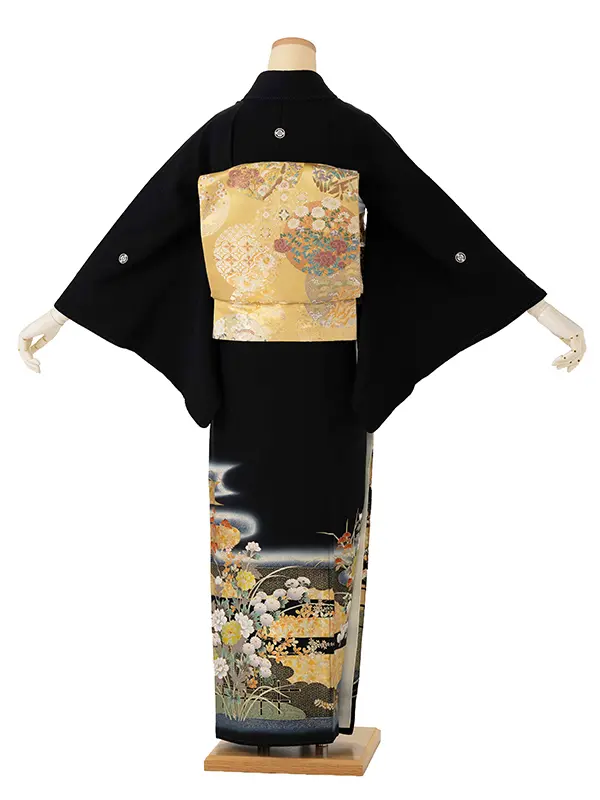 留袖 6528 牡丹に小花