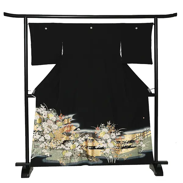 留袖 6528 牡丹に小花