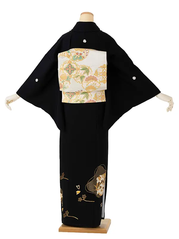 留袖 6529 手刺繍 菅縫い 菖蒲 最高級品 Sサイズ