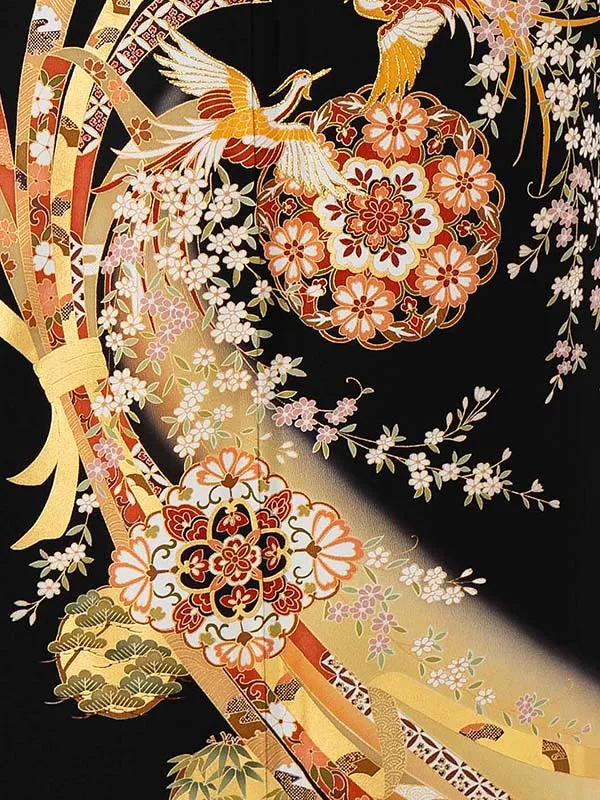 留袖 6534 束ね熨斗に鳳凰