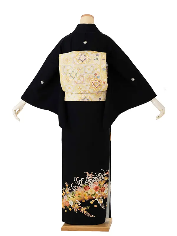 留袖 6536 乱菊に小花の集い