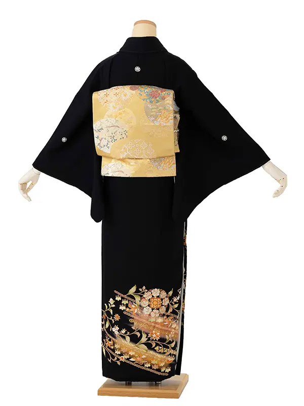 留袖 6538 宝相華に花鏡