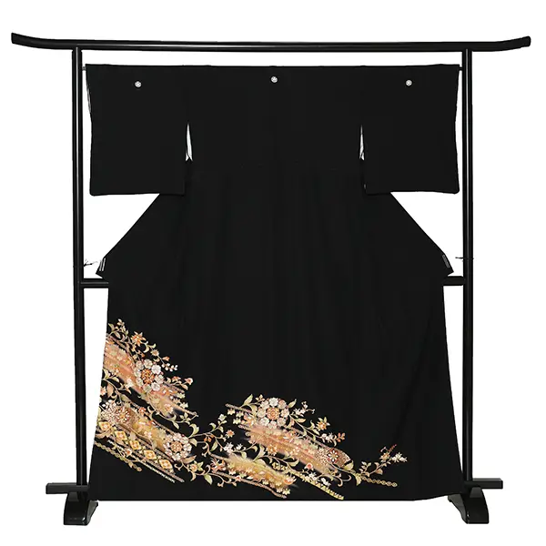 留袖 6538 宝相華に花鏡