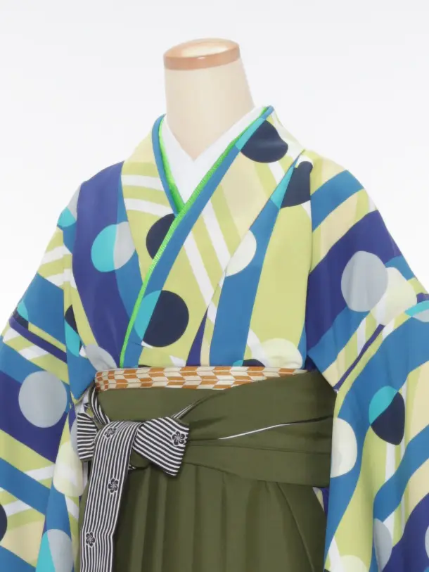 小学生卒業袴102L ジャパンスタイル セピアピンク フラワーモチーフ/グレー