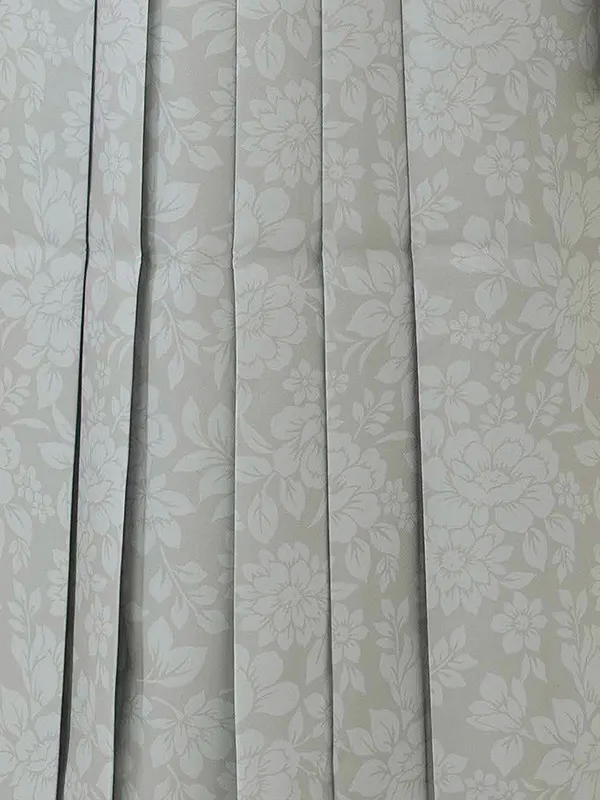 アイボリー 芍薬/グレージュ ボタニカルプリント