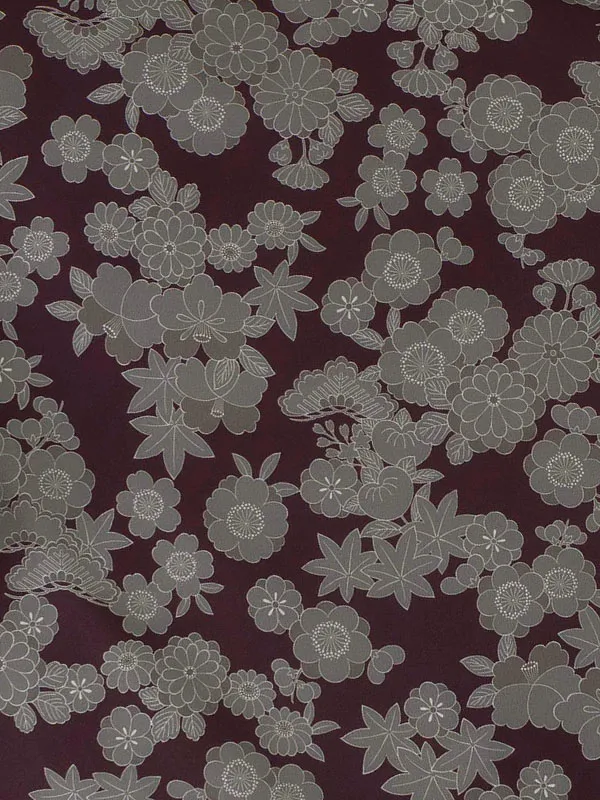 Chocolat ブラウン 桜・菊・松/モカ 小花刺繍