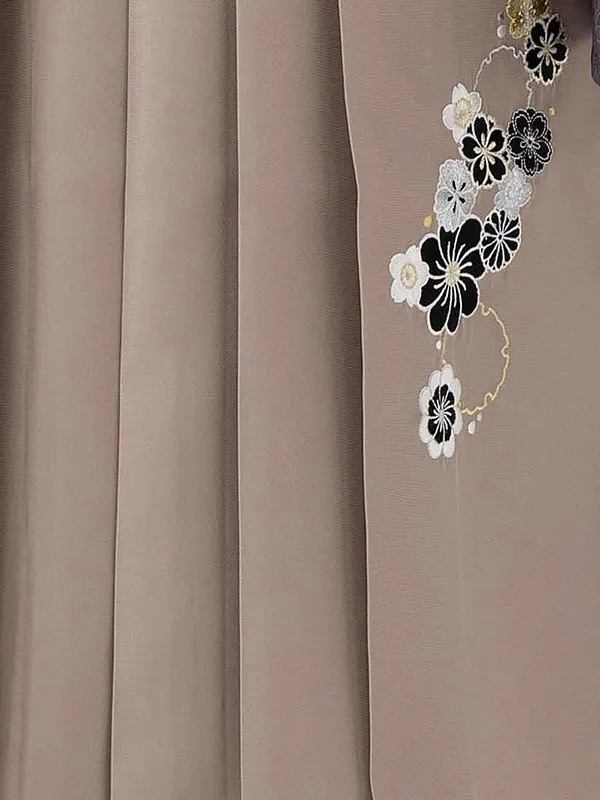 Chocolat ブラウン 桜・菊・松/モカ 小花刺繍