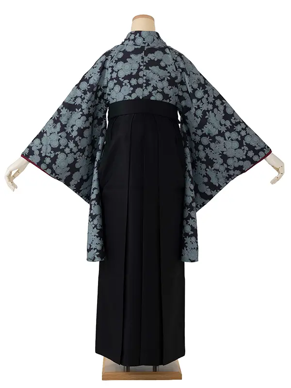 Chocolat 黒 桜・菊・松/黒 小花刺繍