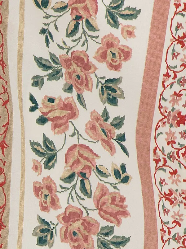 七五三女児3歳3271 和風館 コーラルピンク 刺繍/ゴブラン織調 薔薇