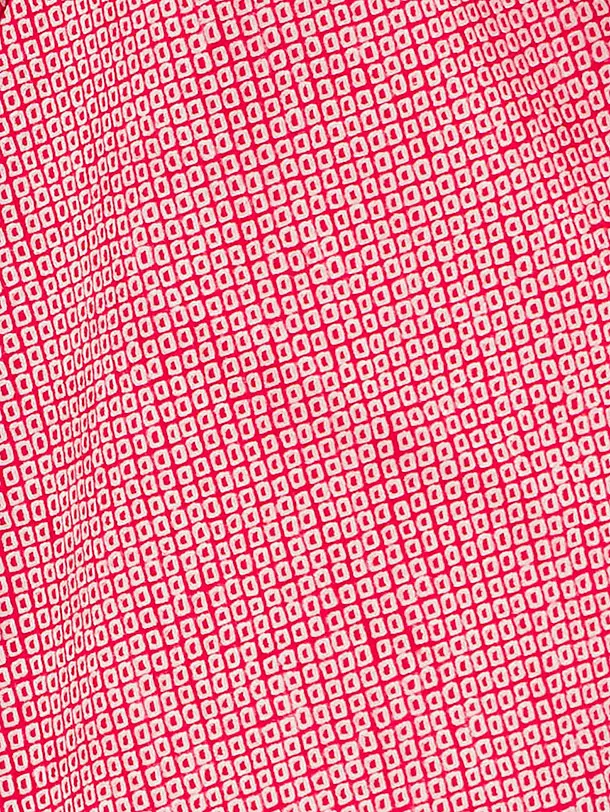 【正絹】七五三女児 3歳 3324 総絞り 赤 刺繍 毬に桜と梅