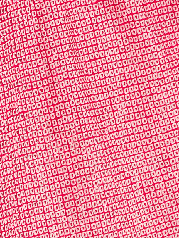 【正絹】七五三女児 3歳 3325 総絞り 赤 刺繍 鈴に桜と菊