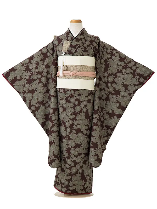 七五三女児7歳7114  ショコラ ブラウン