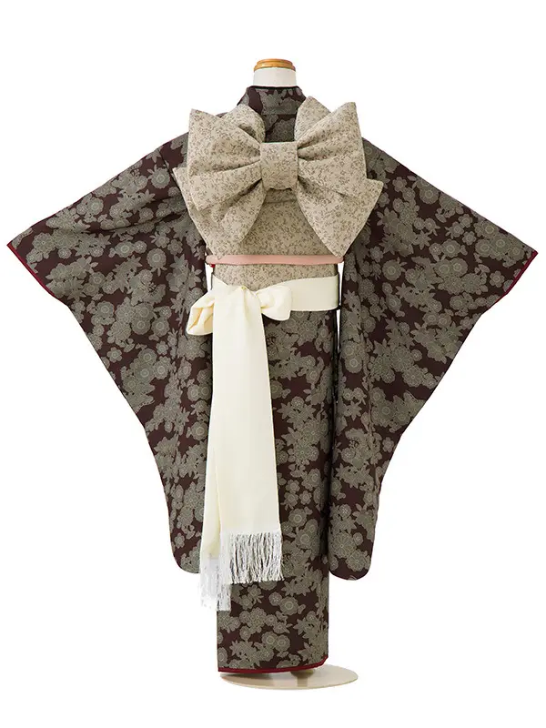 七五三女児7歳7114  ショコラ ブラウン