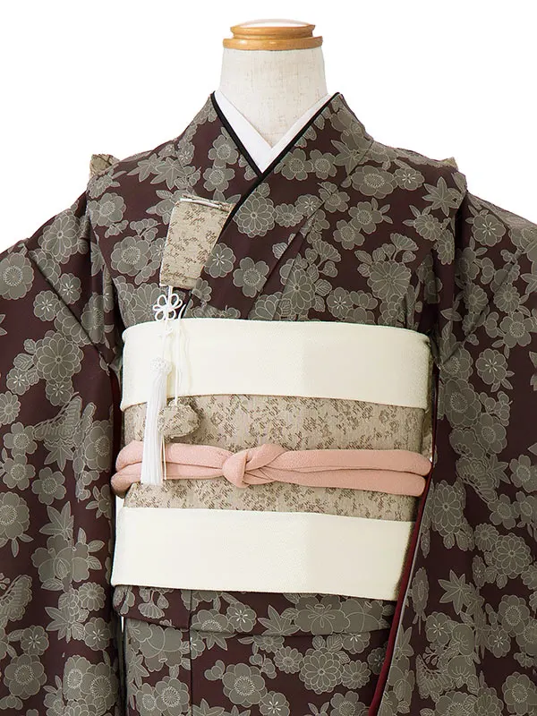 七五三女児7歳7114  ショコラ ブラウン