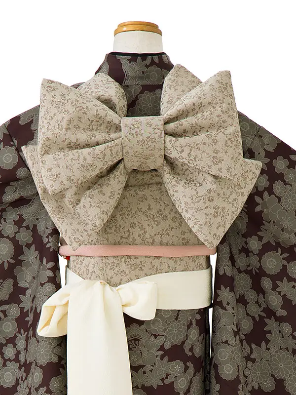 七五三女児7歳7114  ショコラ ブラウン