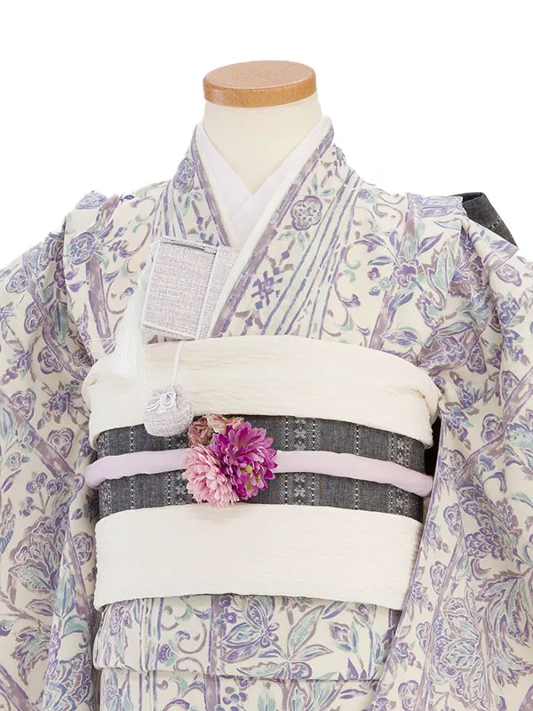 七五三女児7歳7120 ラフィネココ ブルー 宝相華