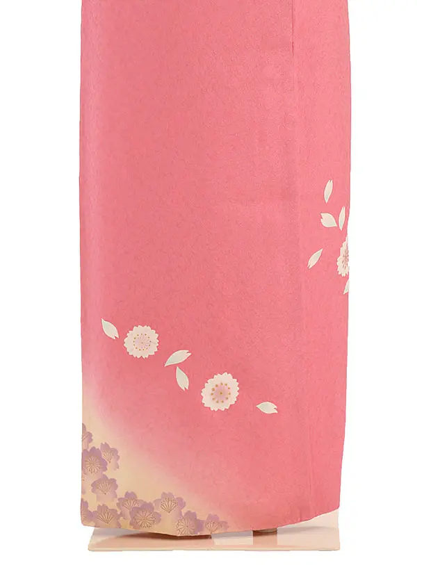 訪問着 ﾋﾟﾝｸｸﾘｰﾑぼかし桜