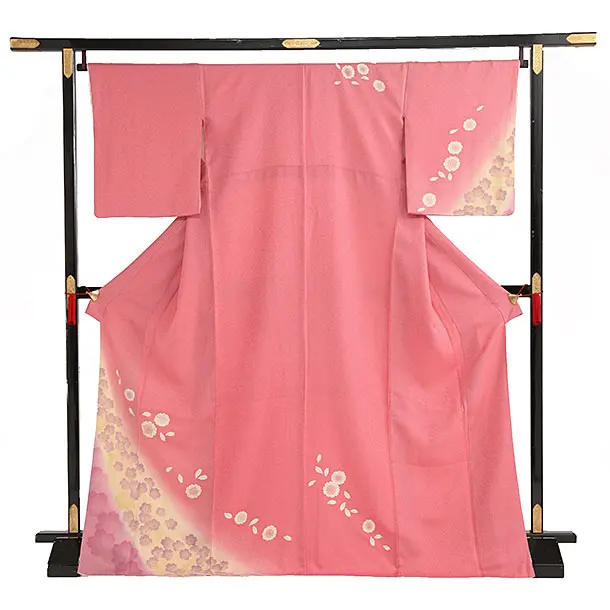 訪問着 ﾋﾟﾝｸｸﾘｰﾑぼかし桜