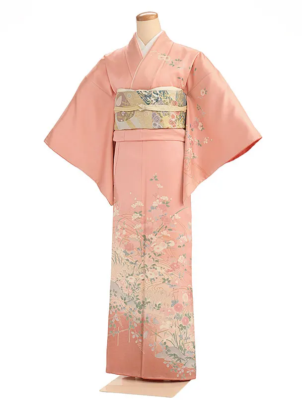 訪問着 ﾋﾟﾝｸ花園