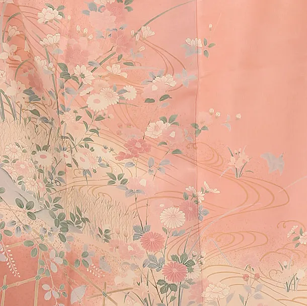訪問着 ﾋﾟﾝｸ花園