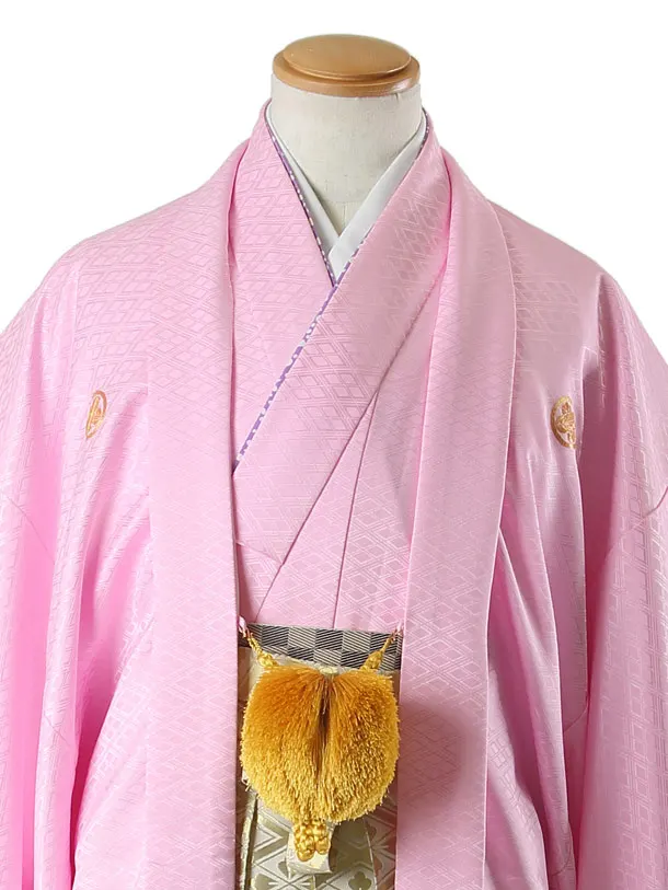 紋服一式 武田菱ﾋﾟﾝｸ