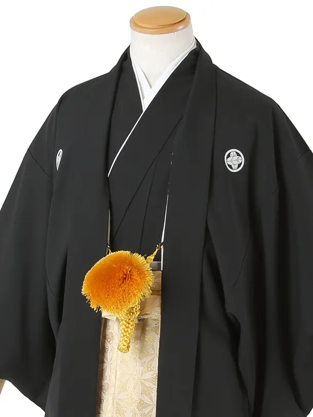 紋服一式 黒ﾎﾟﾘ