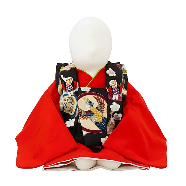 男児ベビー着物　タカ丸　黒