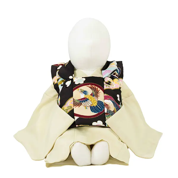 男児ベビー着物　タカ丸　黒