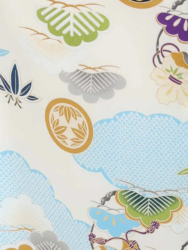 【刺繍】タカブルー　疋田雲白