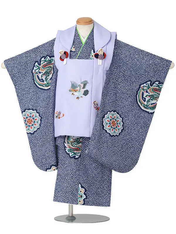 【刺繍】タカパープル　疋田龍丸紺